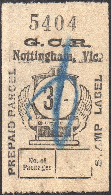 Great Central Railway Parcel Post Locomotive 3/-